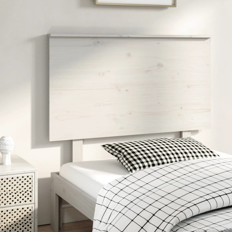 Cabecero de cama madera maciza de pino blanco 104x6x82,5 cm VX-819156