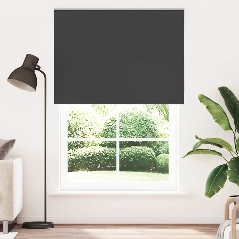 Estor Enrollable Opaco negro 165x230 cm Tela Ancho 161,6 cm VX-4010959
