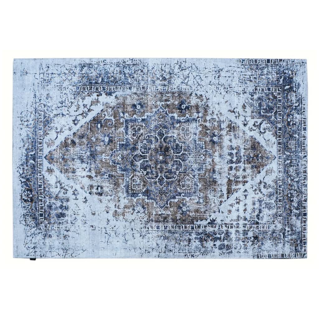 Dutch Lifestyle Alfombra Durban Genial beige y azul 300x200 cm