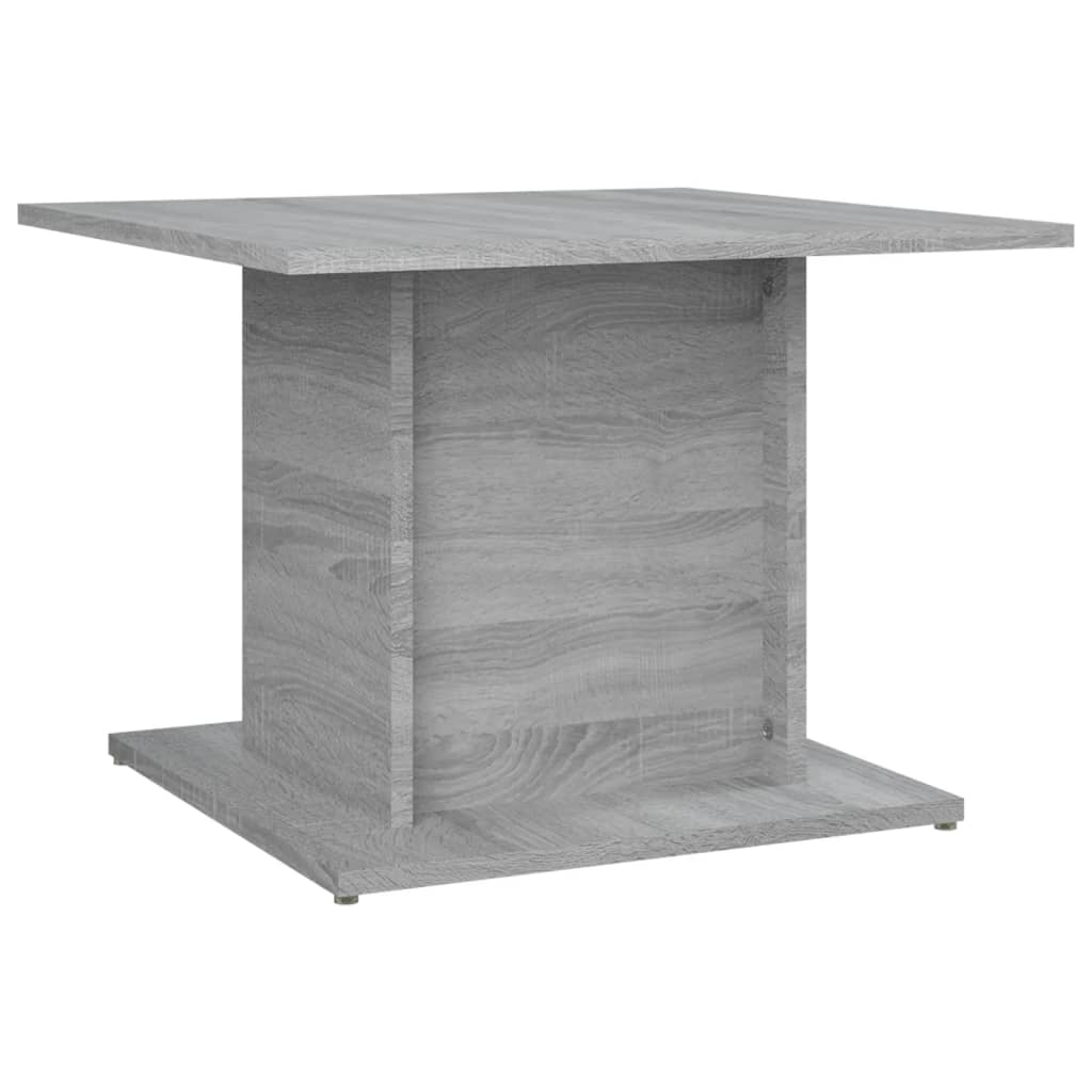vidaXL Mesa de centro madera de ingeniería gris Sonoma 55,5x55,5x40 cm