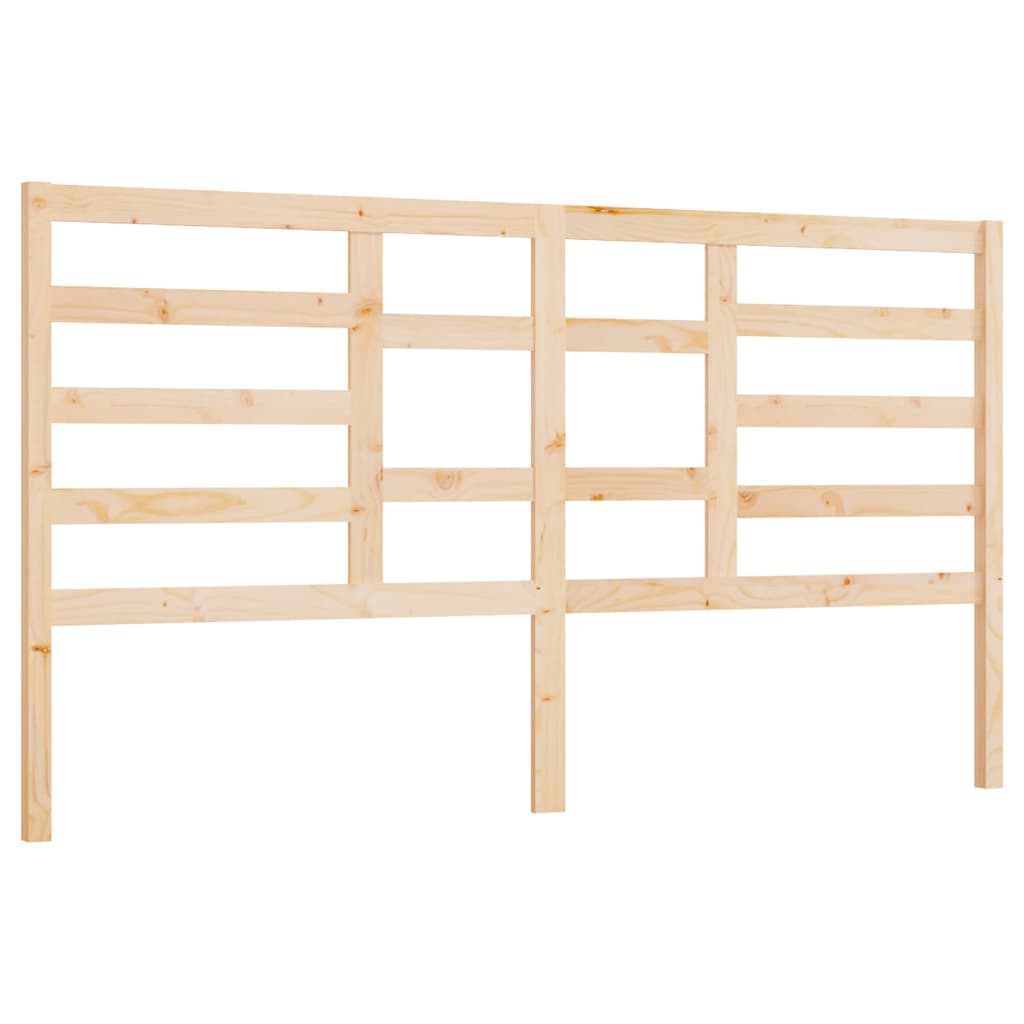 vidaXL Cabecero de cama madera maciza de pino 206x4x104 cm 8720286952030