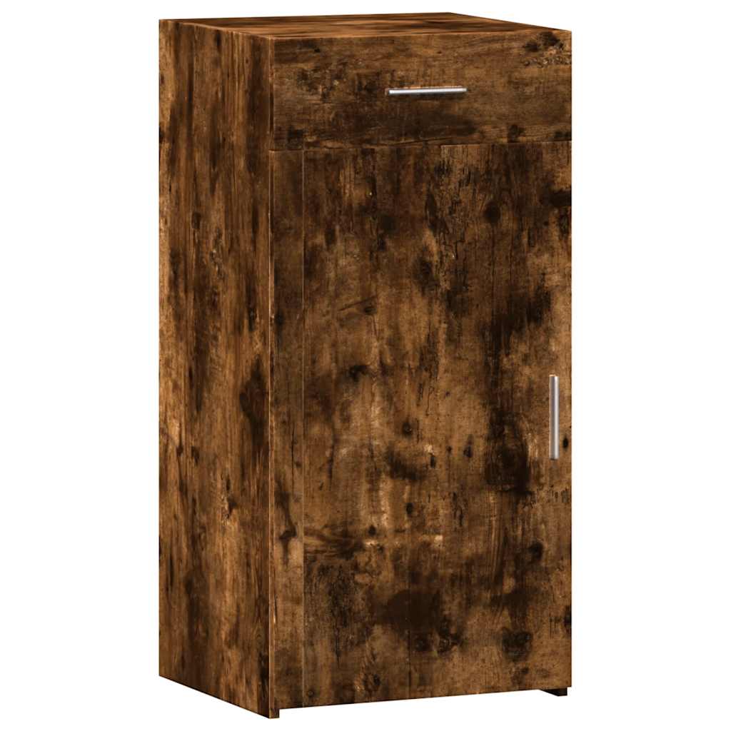 vidaXL Aparador madera de ingeniería roble ahumado 45x42,5x93 cm