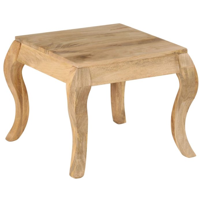 Mesa auxiliar 45x45x40 cm madera maciza de mango VX-247112