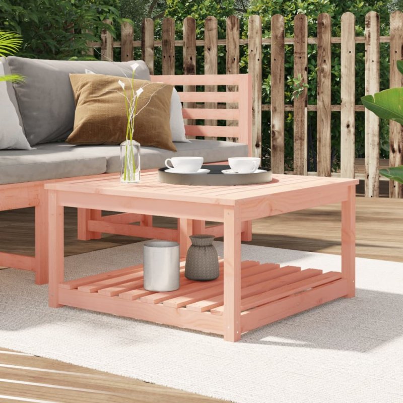 Mesa de jardín madera maciza de Douglas 82,5x82,5x45 cm VX-824146
