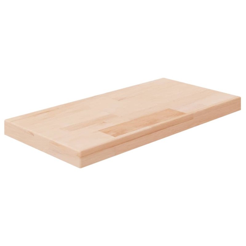 Tabla de estantería madera maciza roble sin tratar 40x20x2,5 cm VX-342934